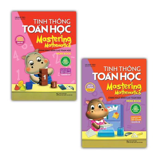 Combo Tinh Thông Toán Học Mastering Mathematics - Work Book - Quyển A + Quyển B
