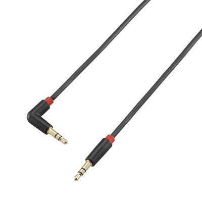 Dây Cáp Audio Dạng Xoắn Elecom CAR-35CLSBK - 1m