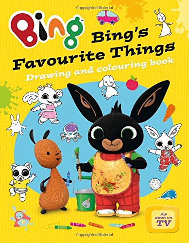 Sách tô màu Bing's Favourite Things Drawing And Colouring Book (Bing Series Book)