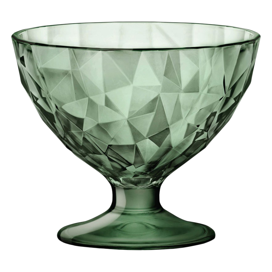 Bộ 12 Ly Kem Thủy Tinh Diamond Bormioli Rocco 302255M04321990 - Xanh Lá