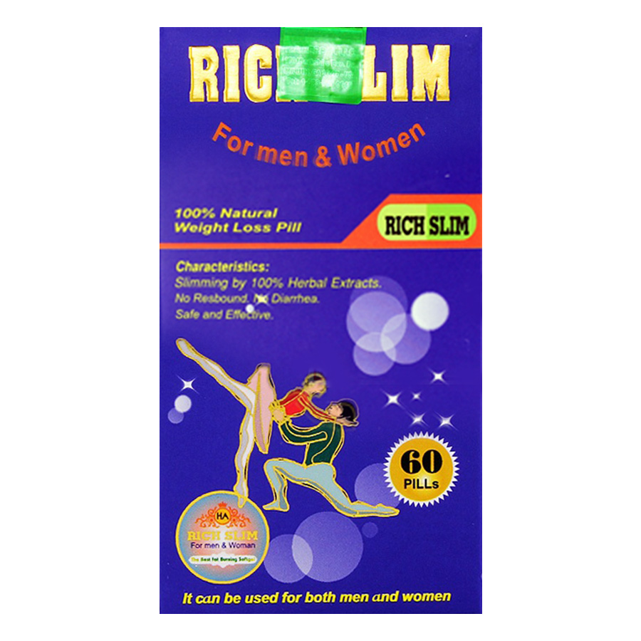 Thực Phẩm Chức Năng Viên Giảm Cân HA. Herbal Rich Slim (60 Viên)