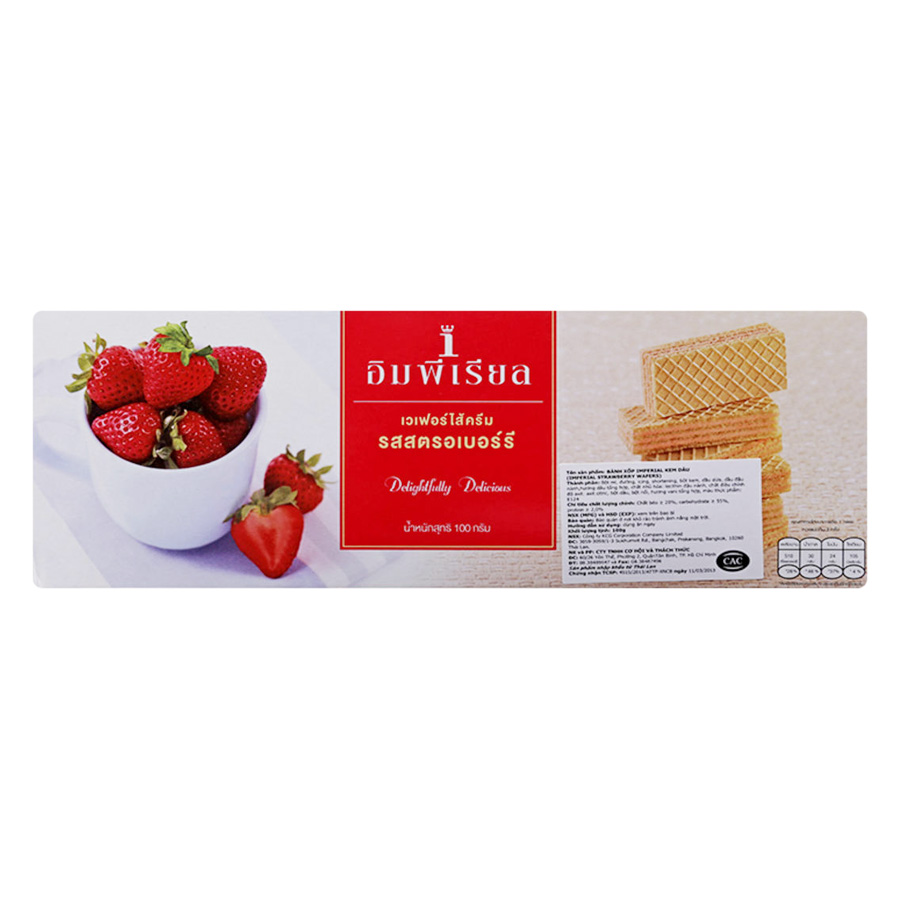 Bánh Xốp Kem Dâu Imperial