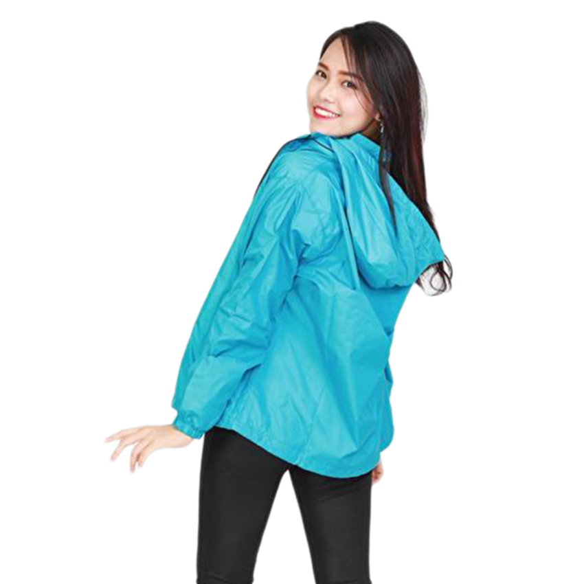 Áo Khoác Dù 2 Lớp Unisex Sportslink (Xanh Bích) - Size