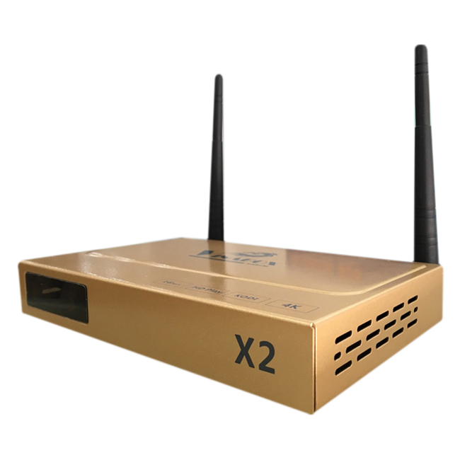 Android TV Box Vinabox X2 - Vàng Và Chuột Không Dây - Hàng Chính Hãng