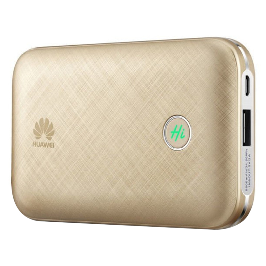 Bộ Phát Wifi 3G/4G Kiêm Sạc Dự Phòng Huawei E5771h-397 (9600mAh) – Vàng Đồng - Hàng Nhập Khẩu