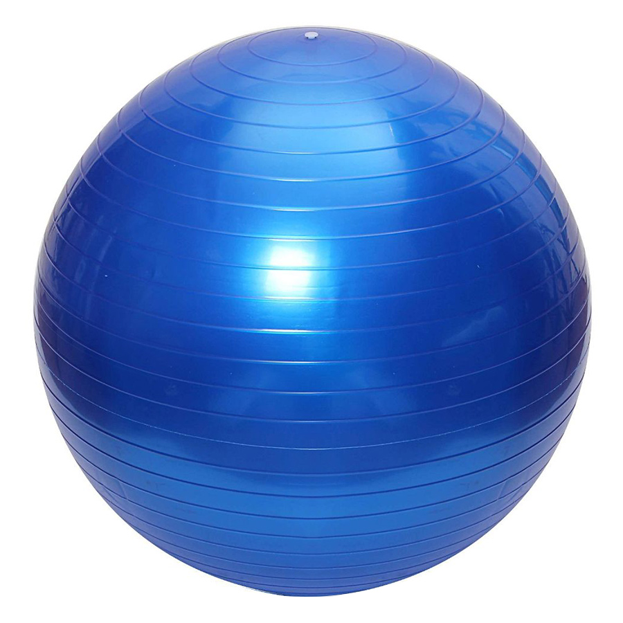 Bóng Tập Yoga Trơn Best Sport DK075XANH (75cm) - Xanh Dương + Tặng Kèm Bơm