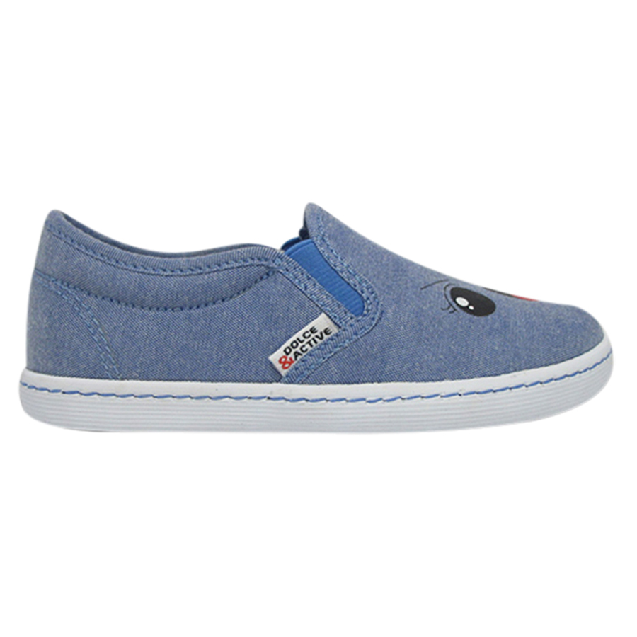 Giày Slip On Bé Gái D&A BG1704 - Xanh