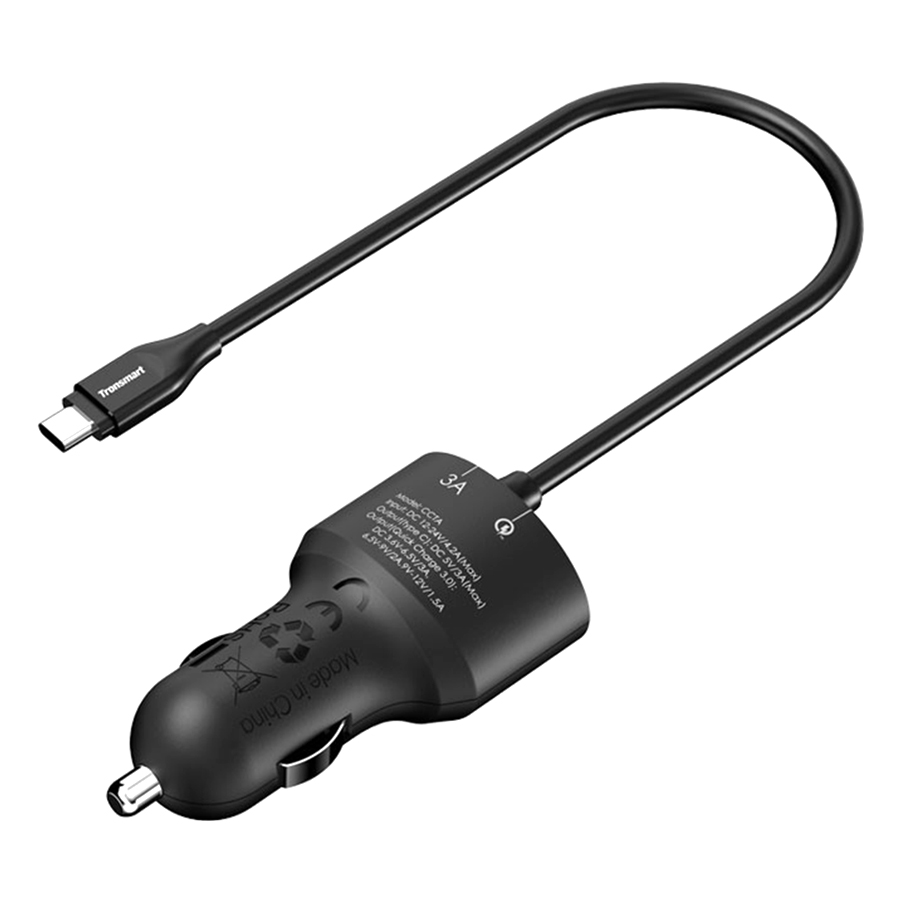 Sạc ô tô Tronsmart QC 3.0 CCTA - 2 cổng, 33W