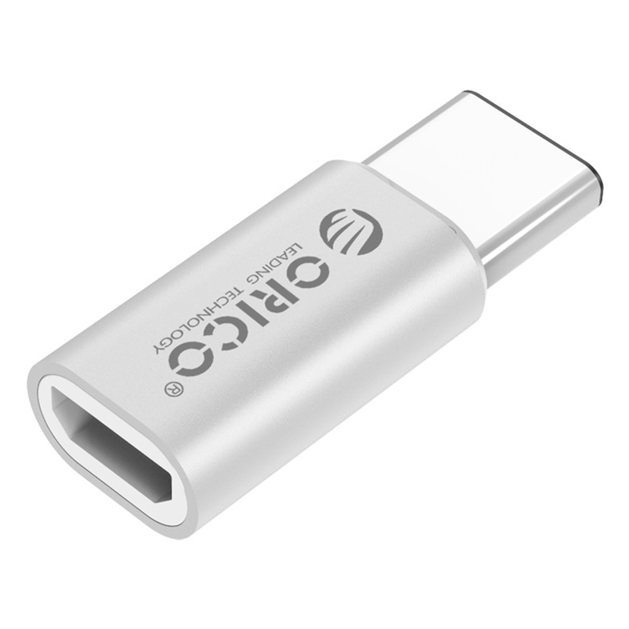 Bộ Chuyển Micro USB Type B Sang Type C Orico CTM1-SV - Hàng Chính Hãng