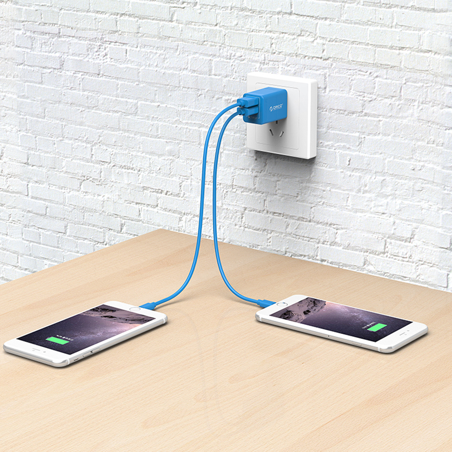 Củ sạc điện thoại ORICO WHA-2U-WH