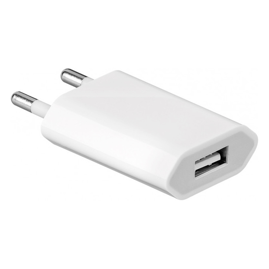 Adapter Sạc Dẹp Cho iPhone Bagi - Trắng - Hàng Chính Hãng