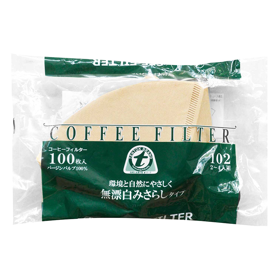 Giấy Thấm Lọc Coffee Filter TENTOK GTL000770028 - Nâu (100 miếng)