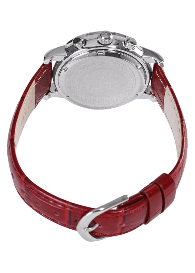 Đồng Hồ Nữ Dây Da Royal Crown 6420ST - Đỏ Đô
