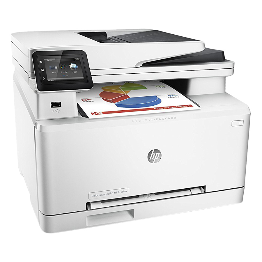 Máy in laser màu HP Pro MFP M274N - M6D61A