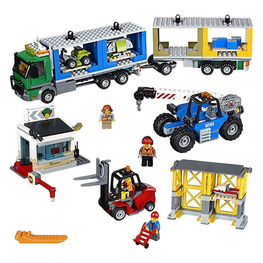 Mô Hình Lego City - Cảng Hàng Hóa 60169 (740 Mảnh Ghép)