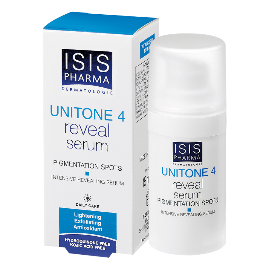 Serum Làm Mờ, Giảm Sạm Nám, Tàn Nhang ISIS Pharma Unitone 4 Reveal Serum (15ml)