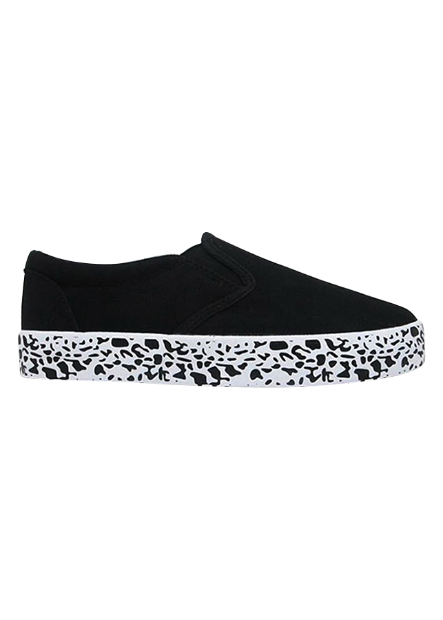 Giày Slip On Nữ D&amp;A L1603 - Đen