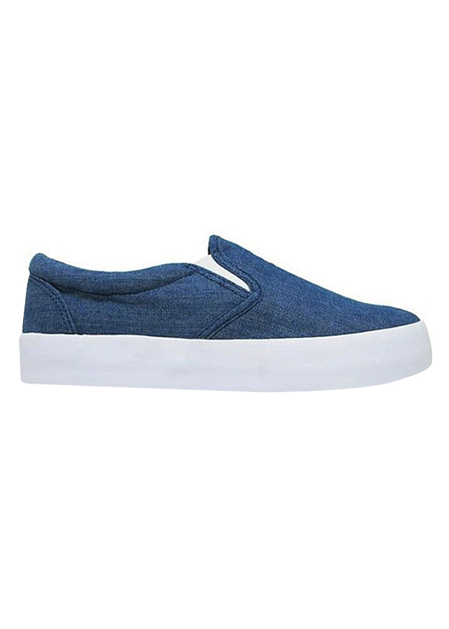 Giày Slip On Nữ D&amp;A L1603 - Xanh Bò