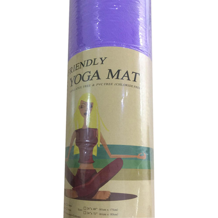 Thảm Tập Yoga Eco Friendly TPE - Tím