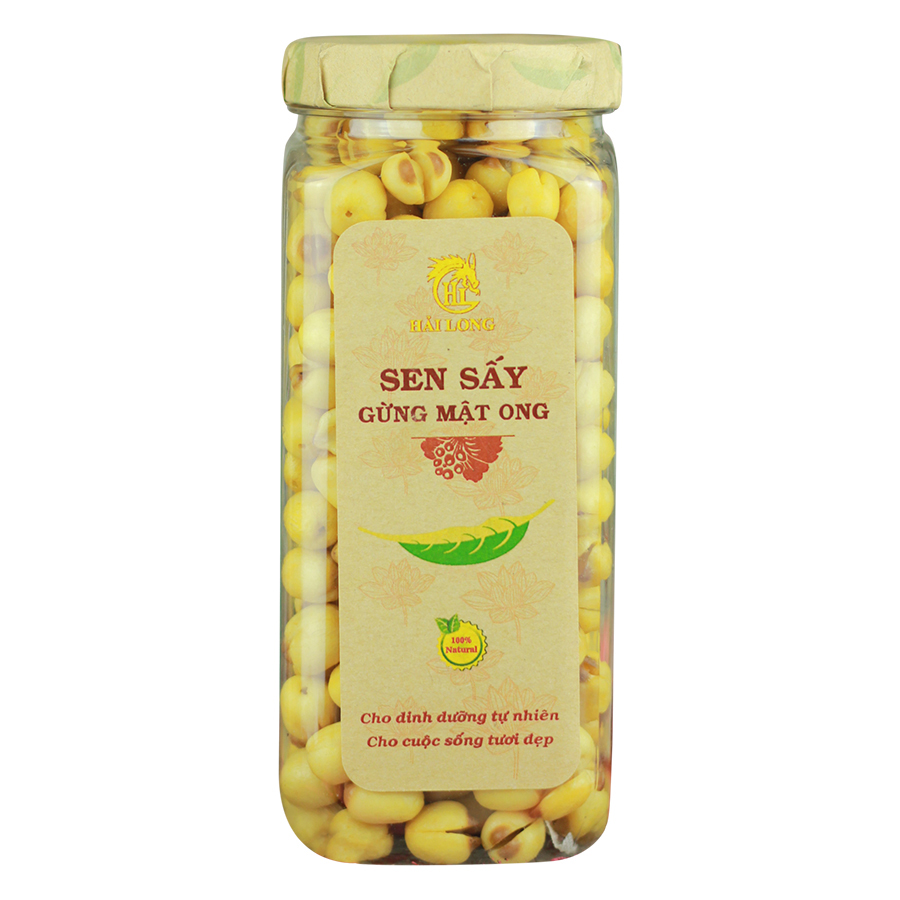 Combo Sen Sấy Gừng Mật Ong Hải Long (230g) + Mãng Cầu Sấy Dẻo Hải Long (120g)