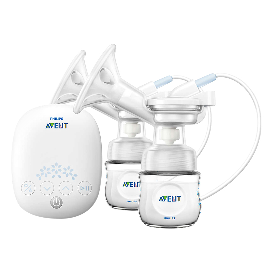 Máy Hút Sữa Bằng Điện Đôi Philips Avent SCF303/01 - Trắng