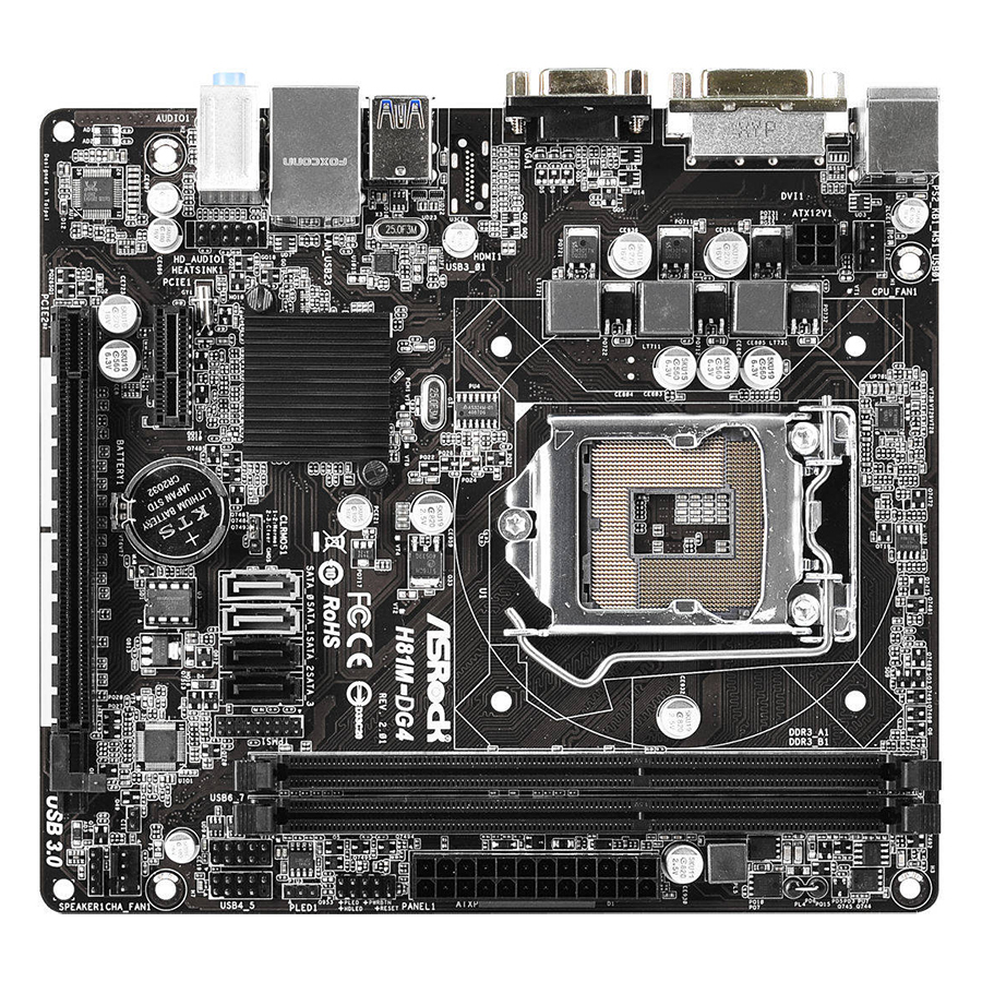 Bo Mạch Chủ Mainboard ASRock H81M-DG4 - Hàng Chính Hãng