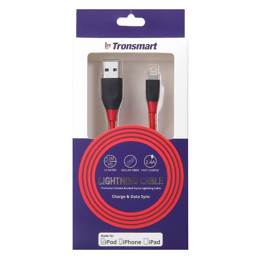 Cáp Sạc Lightning Tronsmart (1m2) - Hàng Chính Hãng
