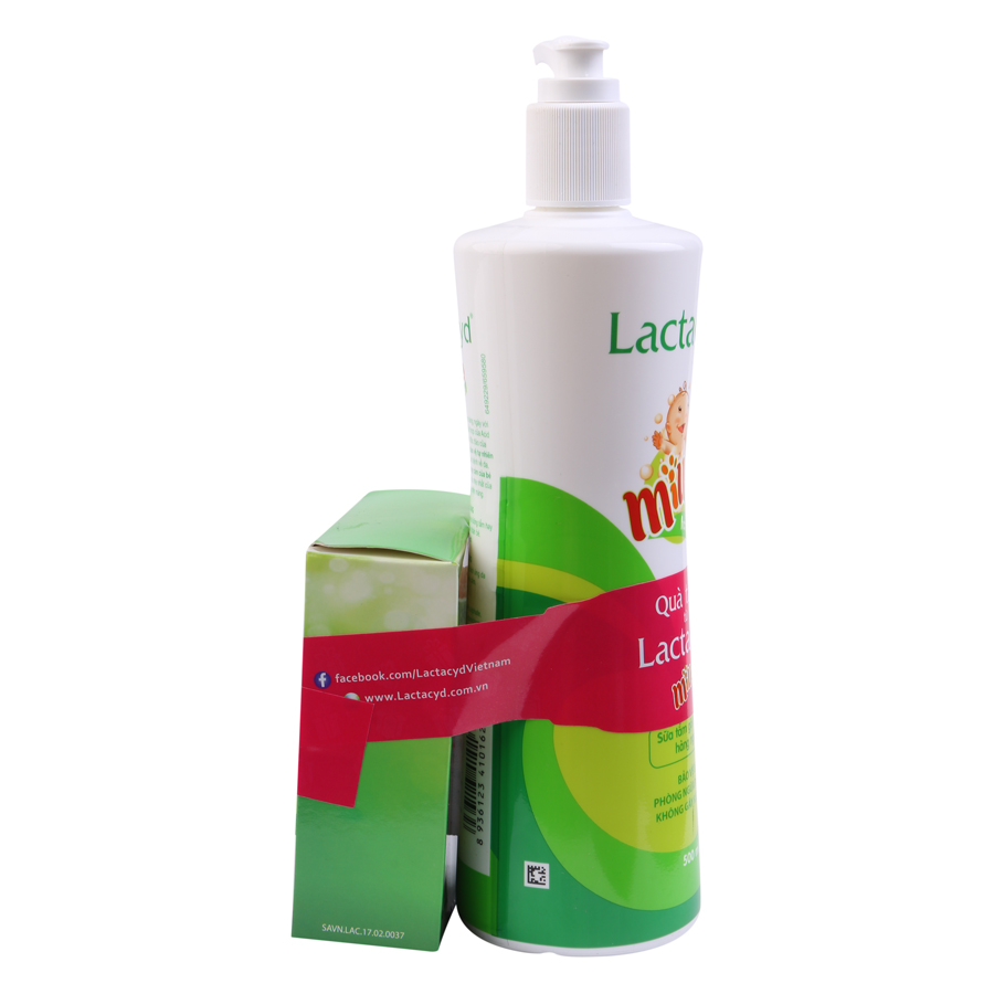 Sữa Tắm Gội Trẻ Em Lactacyd Milky (500ml) - Tặng Kèm 2 Chai (60ml / Chai)