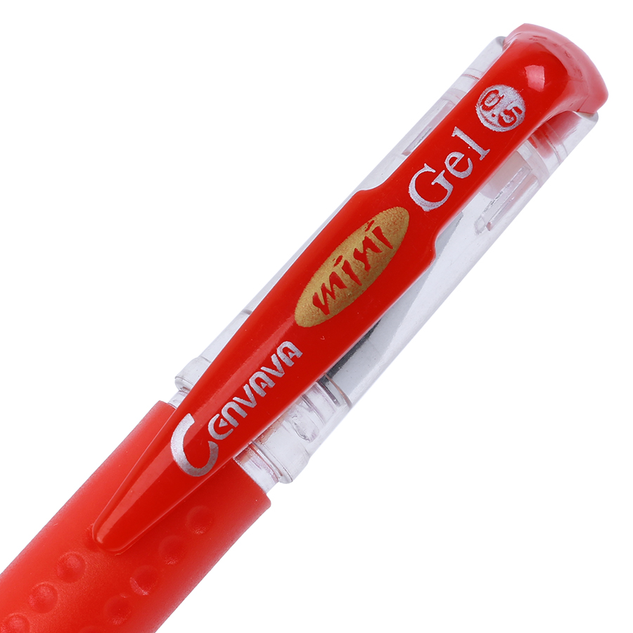 Combo 5 Bút Gel Nước Mini (0.5mm) - 3 Mực Đỏ Và 2 Mực Đen