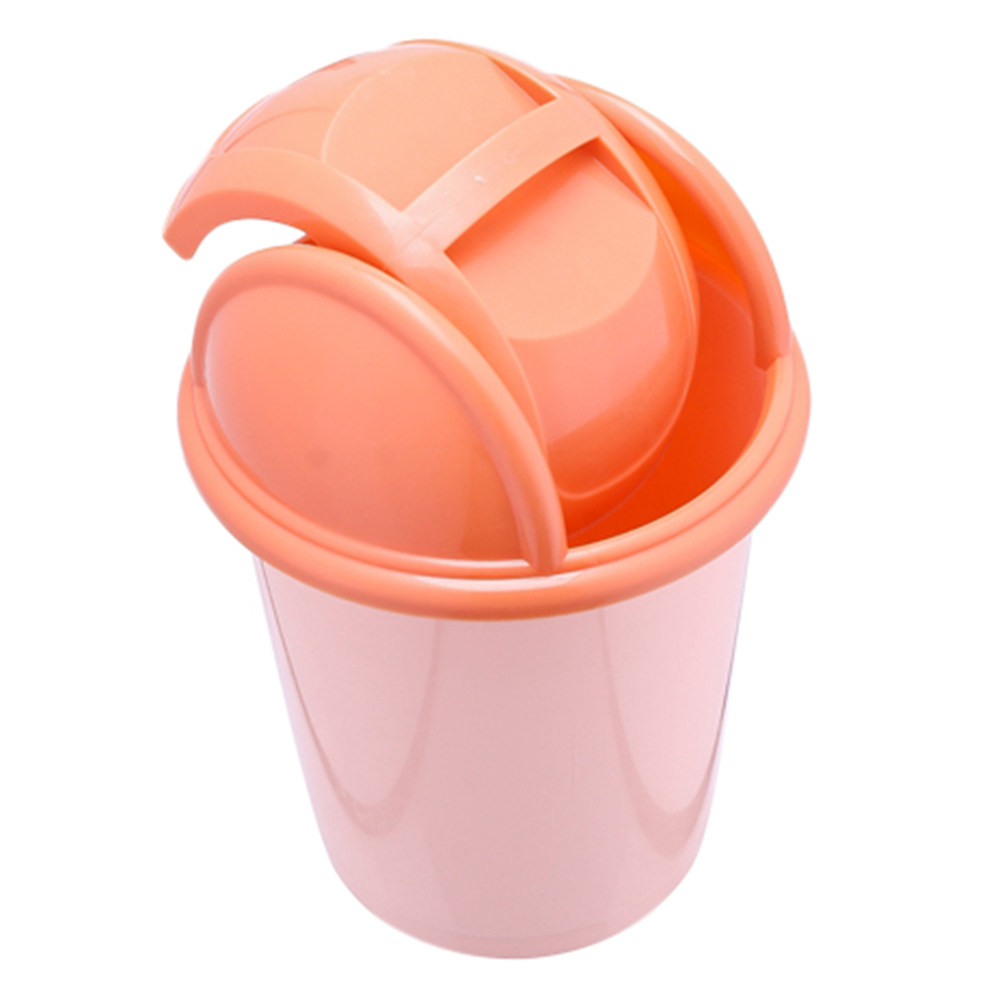 Sọt Rác Nắp Lật Homeeasy 300DCML - Giao màu ngẫu nhiên