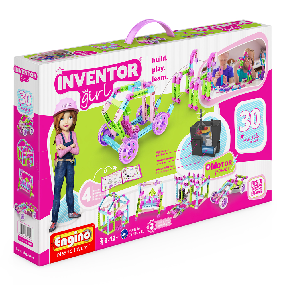 Mô Hình Sáng Tạo Cho Bé Gái Engino Inventor Girl - 30 Mẫu