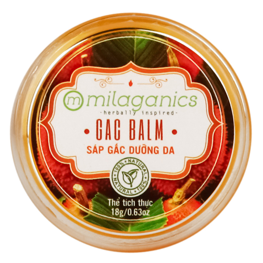 Sáp Dưỡng Da Milaganics Gấc (18g)