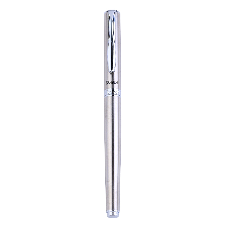 Bút Ký Mực Gel Pentel K600-JLCase - Vỏ Bạc (0.7mm - Kèm Hộp)