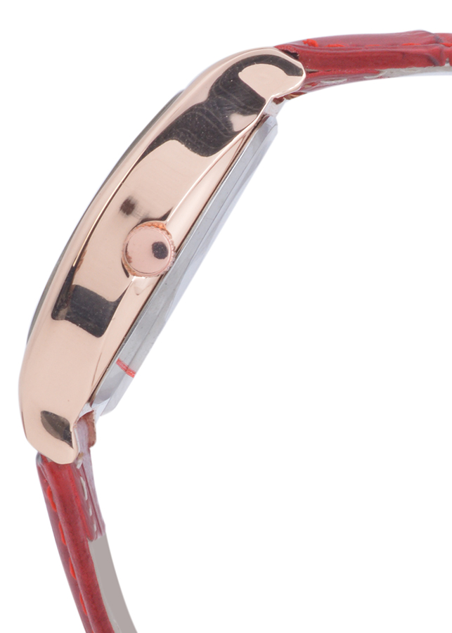 Đồng Hồ Nữ Dây Da Prema 3268G - Đỏ
