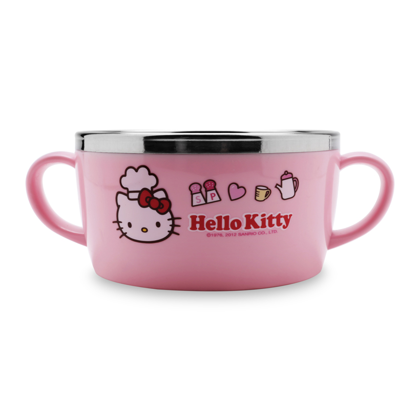 Bát Ăn Cho Em Bé Bằng Thép Không Gỉ Hello Kitty Lock&amp;Lock - LKT475