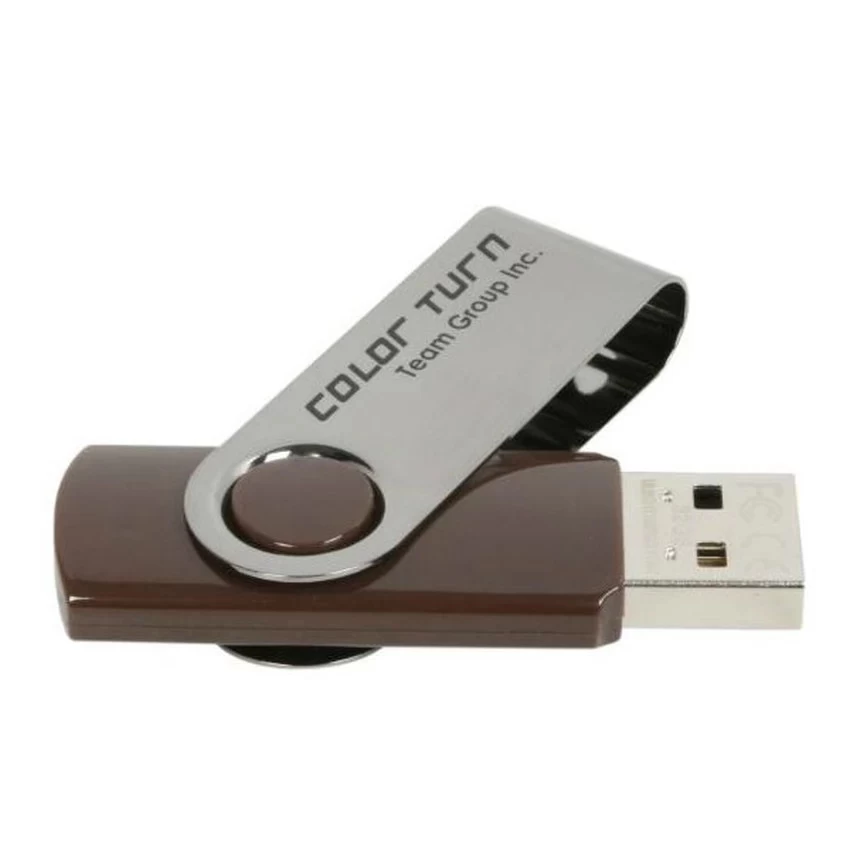 USB Team Group E902 32GB - USB 2.0 - Nâu - Hàng Chính Hãng