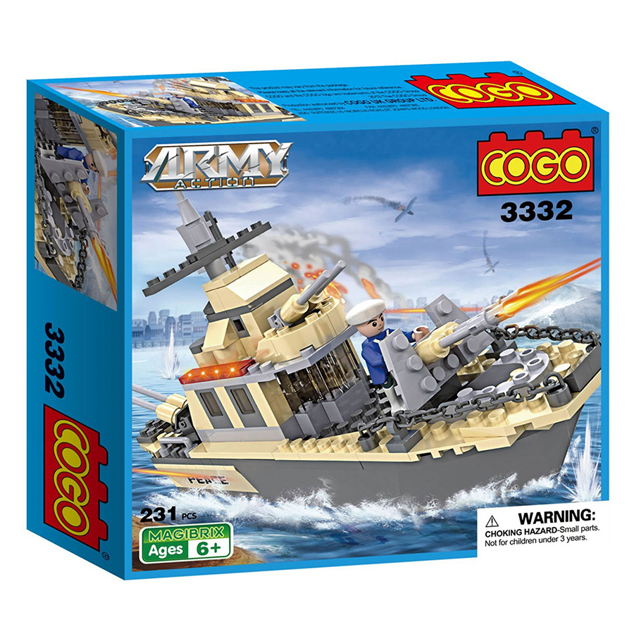 Mô Hình Cogo - Tàu Thủy 3332