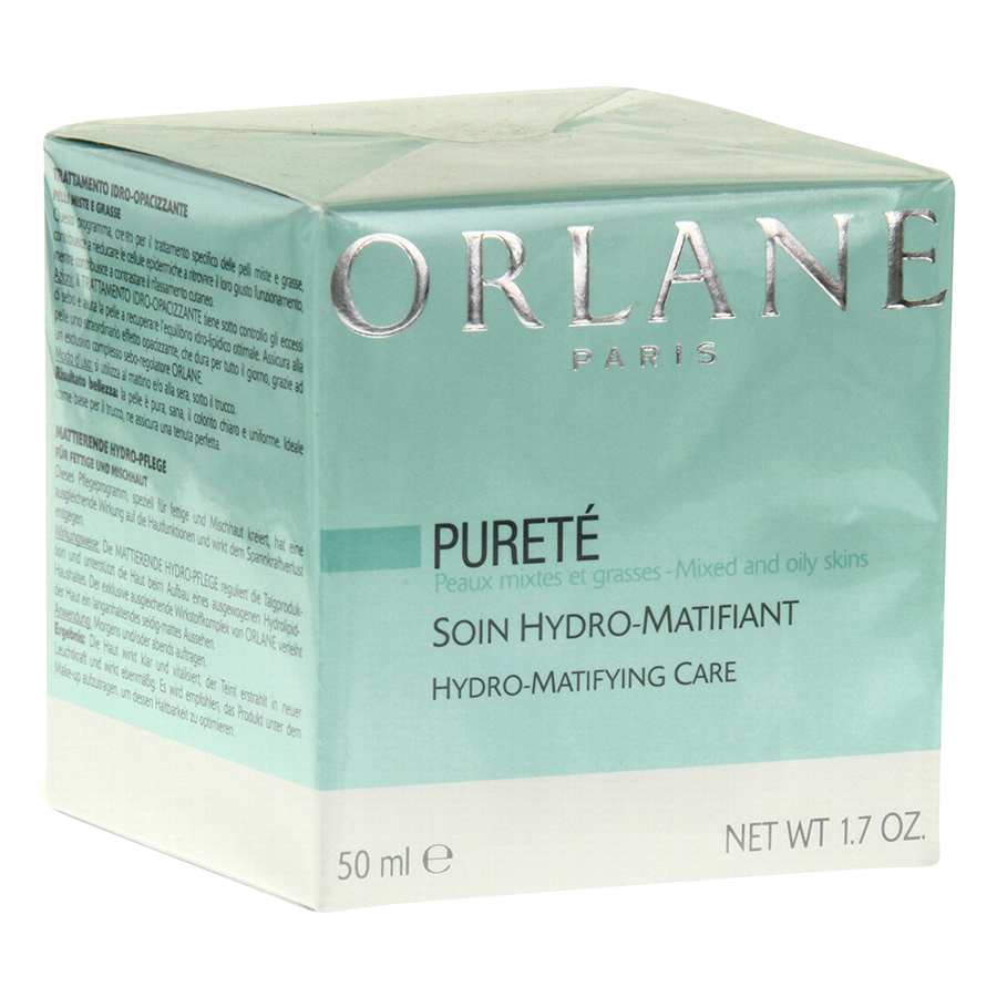 Kem Orlane chuyên dụng giảm nhờn cho da nhiều nhờn Orlane Purete Hydro-Matifying Care 50ml
