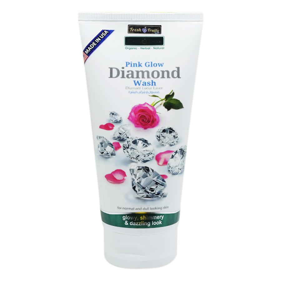 Sữa Rửa Mặt Làm Da Sáng Hồng Fresh&amp;Fruity Pink Glow Diamond Wash (150ml)