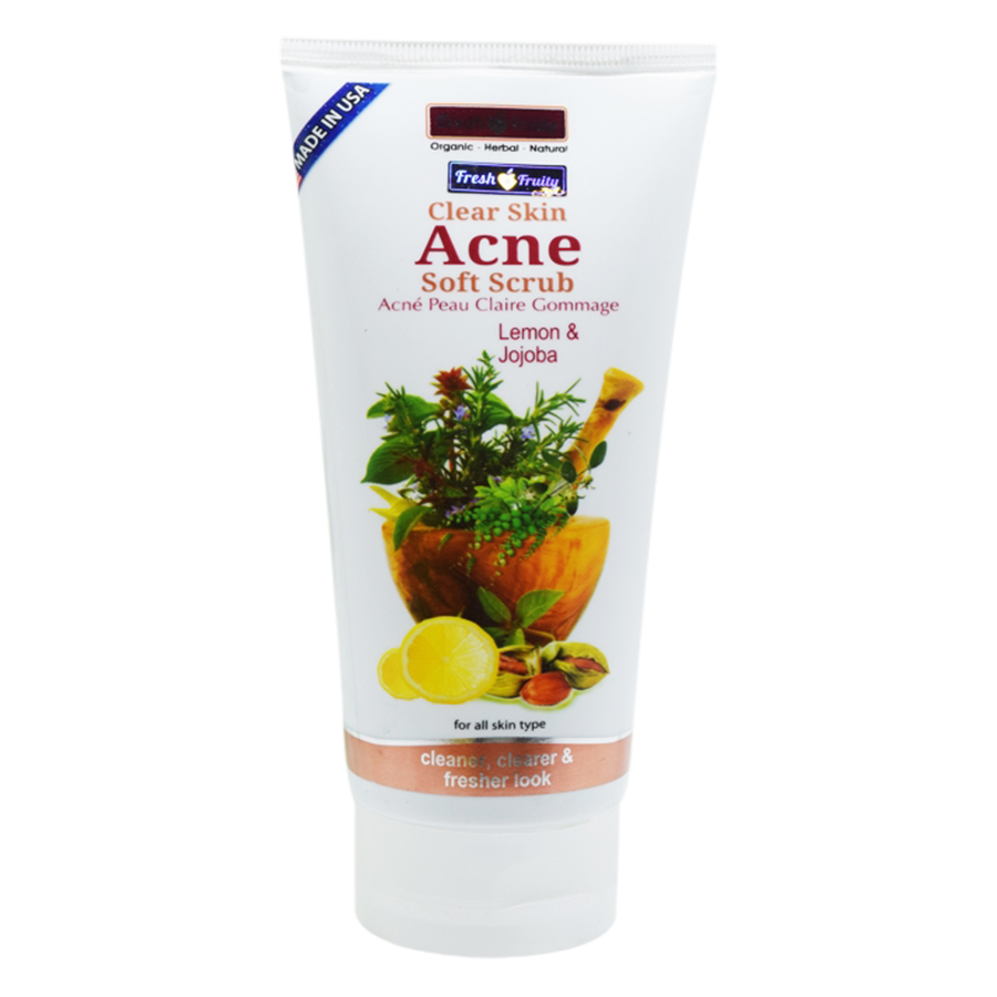 Tẩy Da Chết Dạng Cát Dành Cho Da Mụn Fresh&amp;Fruity Clear Skin Acne Soft Scrub (150ml)