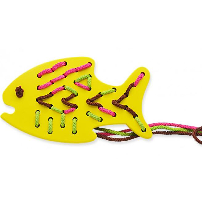 Đồ chơi gỗ đan lát con cá Tottosi Toys