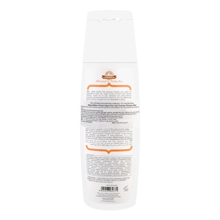 Dầu Gội Alfaparf Milano Precious Nature Chăm Sóc Tóc Nhuộm