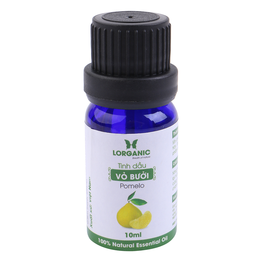 Combo Tinh Dầu Sả Chanh Lorganic + Bưởi Lorganic (10ml / Chai)