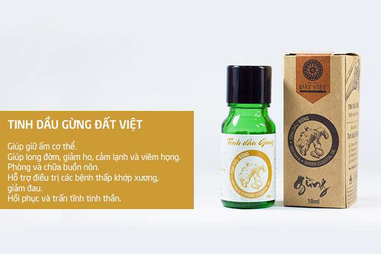 Tinh Dầu Gừng Đất Việt (10ml)