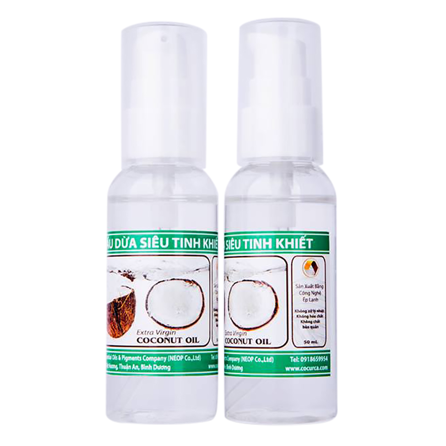 Combo 2 Chai Dầu Dừa Siêu Tinh Khiết Neop (50ml / Chai)