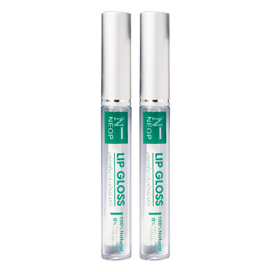 Combo 2 Lip Môi Dầu Dừa Siêu Tinh Khiết Neop Dưỡng Môi Mềm Mịn (8ml / Chai)