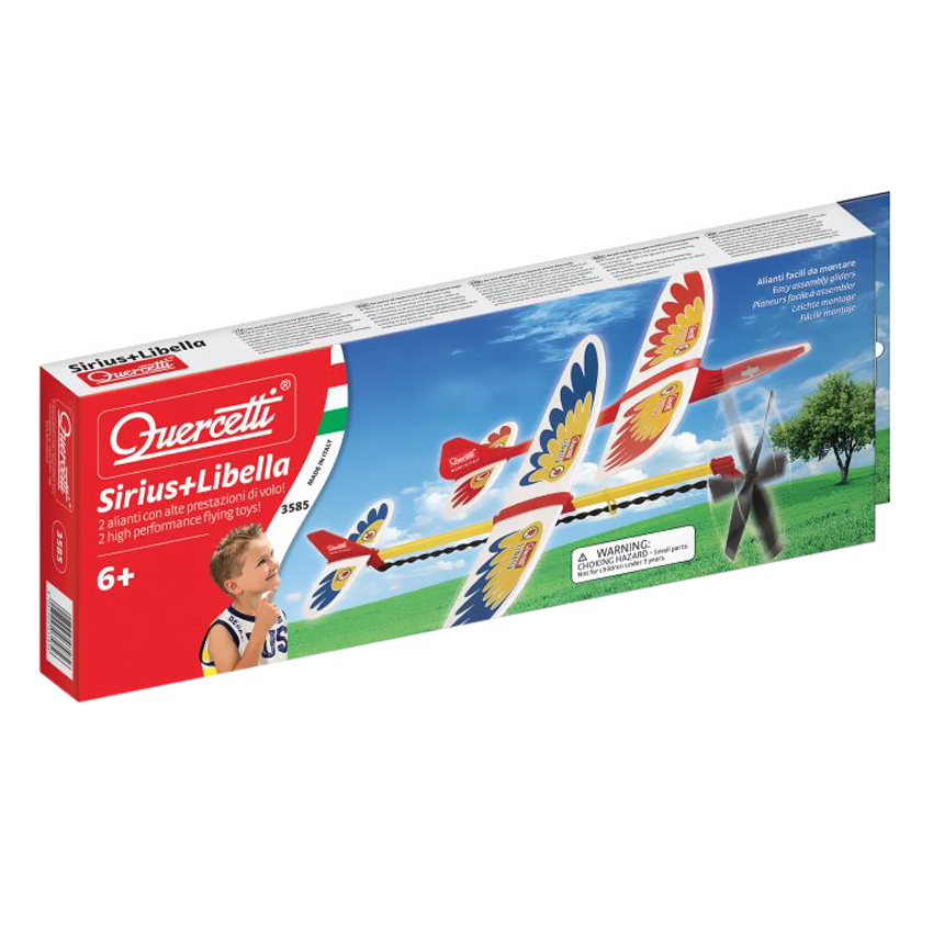 Đồ Chơi Quercetti-Italy - Bộ Đôi Máy Bay Sirius Và Libella 3585