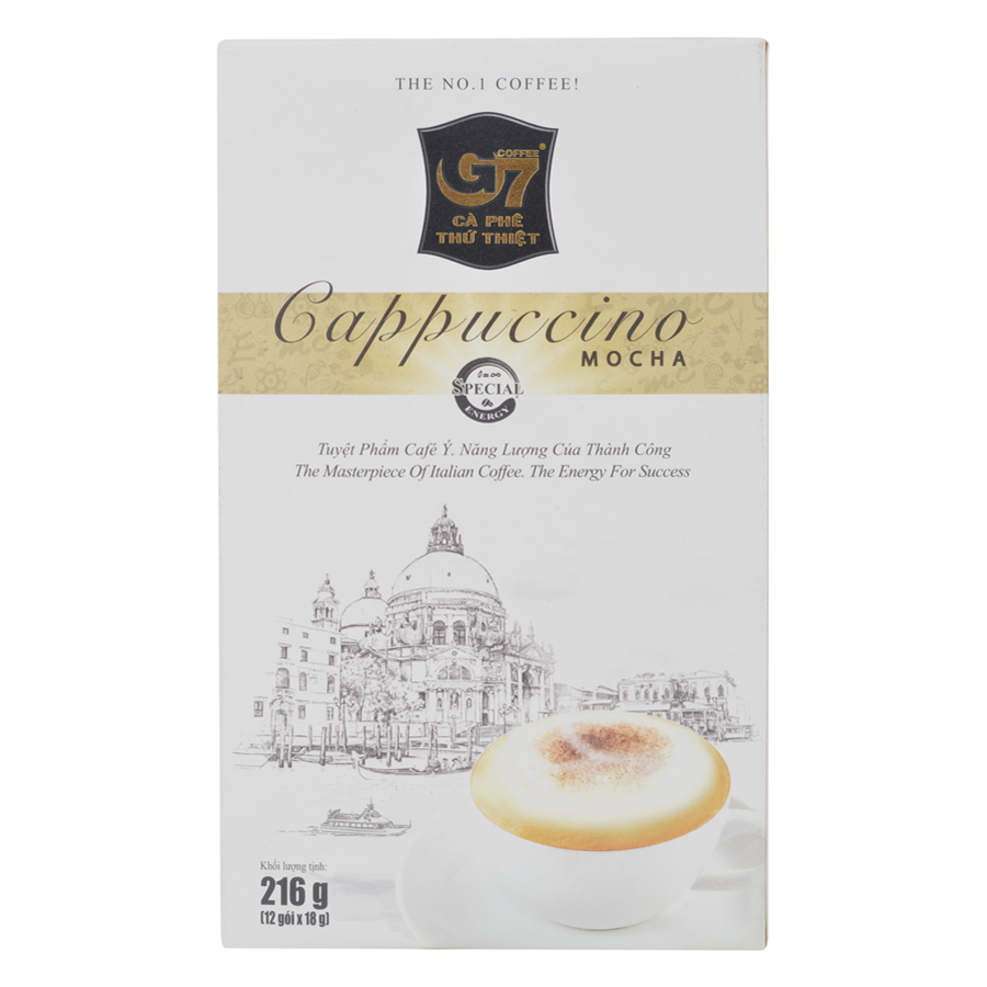 Cà Phê Cappuccino Hương Mocha Trung Nguyên (Hộp 12 Gói)