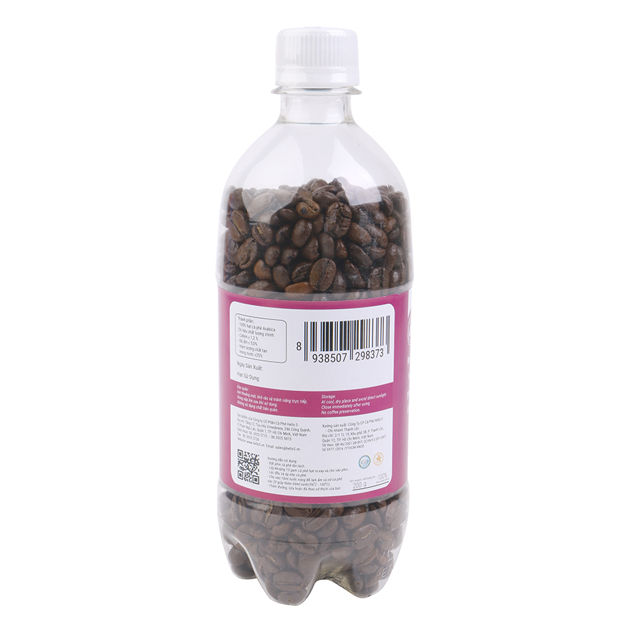 Cà Phê Hello 5 Hạt Arabica (200g)