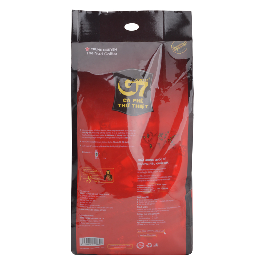 Cà Phê Sữa G7 3in1 Trung Nguyên -
